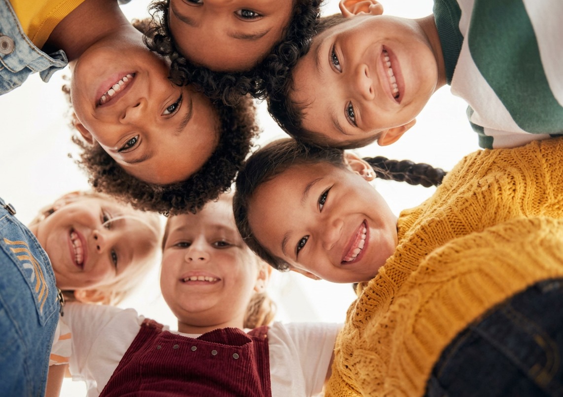 Joyful children playing together at Graceful Beginnings nursery